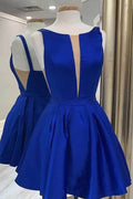 Vestidos sencillos verdes de corte A, económicos, para baile de bienvenida, vestidos para baile de bienvenida juveniles
