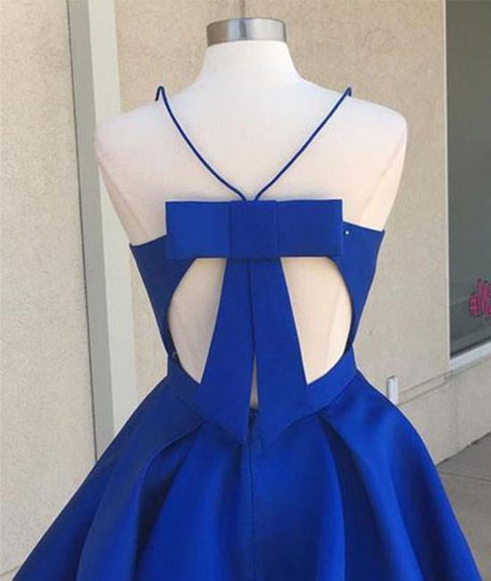 Vestidos de fiesta con tirantes finos y lazo