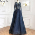 Sliver Arabic Luxury Beading Cape Sleeves  A-Line Evening Dresses 2025 O-Neck A-Line Sexy Evening Gowns cerene Hill LA60869