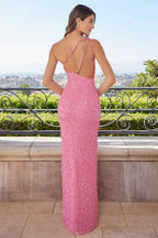 Vestido de dama de honor de un solo hombro VMB24 