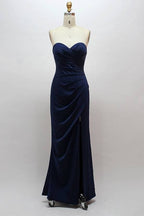 Sweetheart Pleated Red Bridesmaid Dress VMB67
