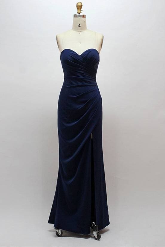 Sweetheart Pleated Red Bridesmaid Dress VMB67