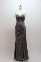 Sweetheart Pleated Red Bridesmaid Dress VMB67