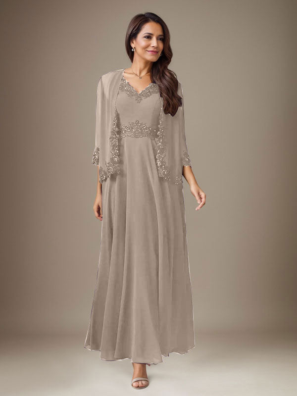 Robe prune trapèze en mousseline à sequins 
