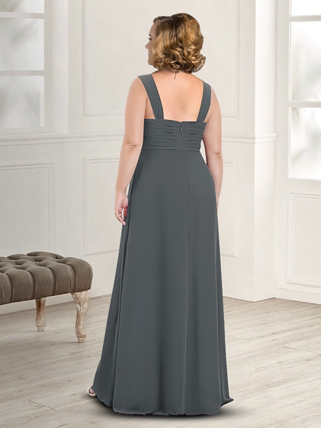 Vestidos de corte princesa/línea A para la madre de la novia con tirantes finos y chaqueta 