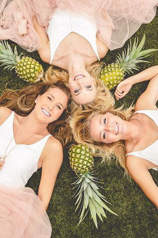 Vestido de dama de honor de dos piezas en rosa ruborizado VMB58