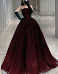 Robe de bal bustier en tulle, coupe trapèze, robe de soirée chic Y2030