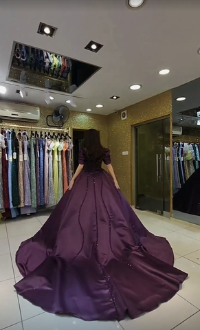 Magnifique robe de bal pour mariage, robe de bal brillante Y4441