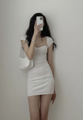 Vestido blanco, vestido de verano, vestido blanco sexy para fiesta de bienvenida Y1467