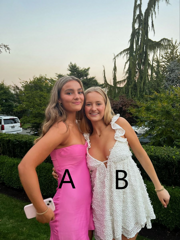 Robe de bal rose sans bretelles, mini-robe Y2228