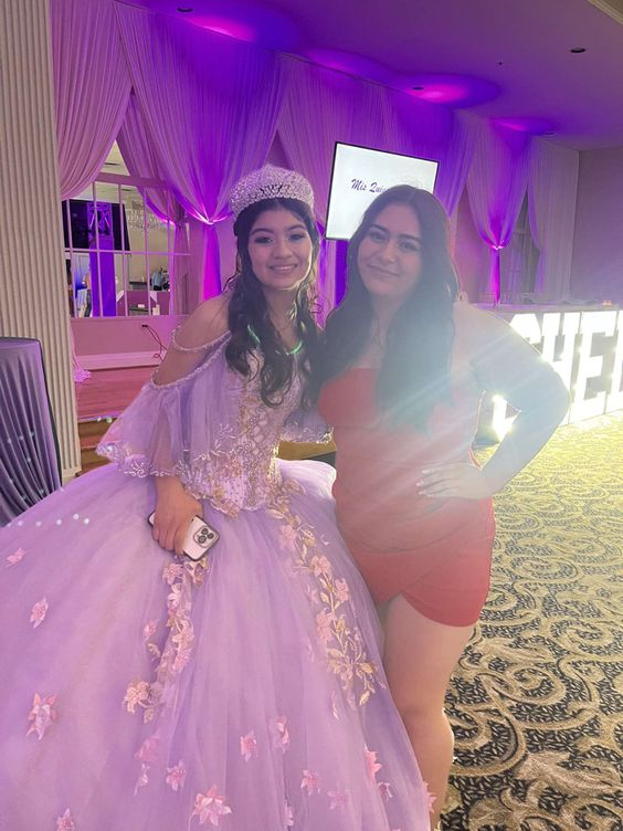 Impresionante vestido de baile con apliques de tul, vestido de princesa, vestido para quinceañera Y6758