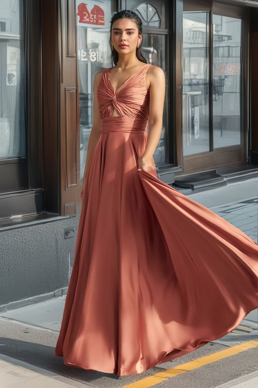 Black Corset Bridesmaid Dress With Corset Top VMB78