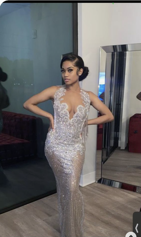 Robe de bal sexy, robe de bal sirène, robe de soirée longue et formelle, robe de bal noire pour fille Y98