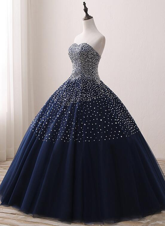 Vestidos de quinceañera con lentejuelas azules, preciosos vestidos de gala, vestido de baile Y930