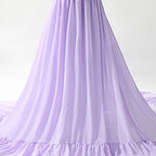 White Off Shoulder Chiffon Sexy Wedding Dresses Pregnant Photography Simple Bridal Gowns 2025 HA2216 Custom Made