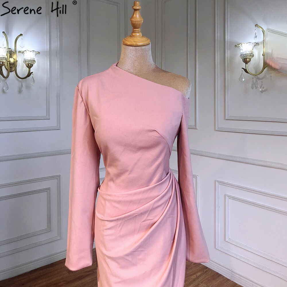 On Sale no return no refundSale White Satin Simple Long Sleeves Prom Dresses 2025 Mermaid Elegant Long Prom Party Gowns LA70298