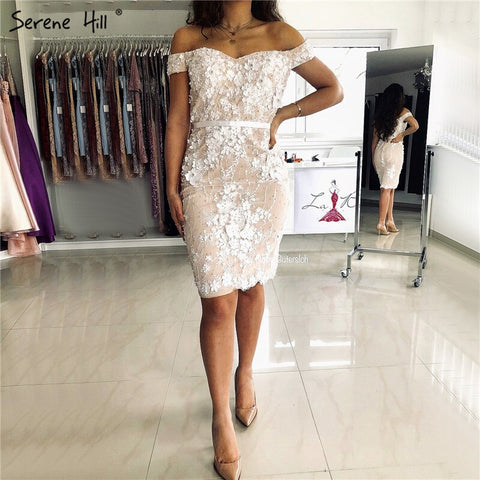 On Sale no return no refundSale Wine Red Handmade Flowers Sexy Cocktail Dresses Sleeveless Above Knee Party Gowns 2025 LA60979