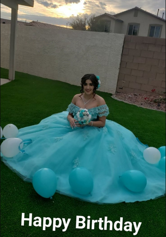 Robe de bal princesse en tulle et dentelle à épaules dénudées Y3087