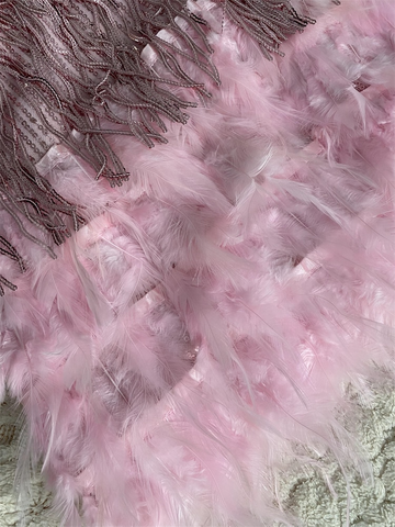 Women Sexy Feather Sparkly Tassel Dress Pink Sequin Fringe Dance Flapper Dress Summer Formal Dress,Pink Homecoming Dress Y2470