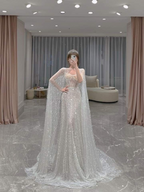 Robe de mariée sirène époustouflante, robe de mariée brillante Y4485