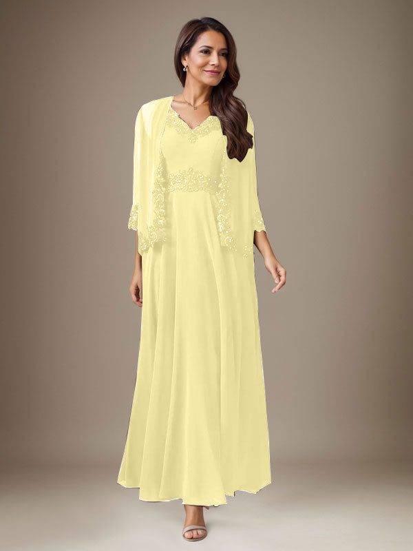 Vestido de gasa con lentejuelas color ciruela, corte en A 