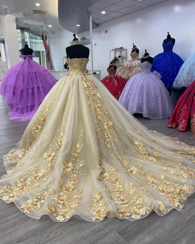 Vestidos de quinceañera sin tirantes, vestidos de baile, vestidos de dulce 16 para adolescentes, vestidos de concurso de belleza con escote corazón Y2853