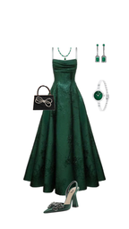Vestido de fiesta verde esmeralda corte A con tirantes finos, elegante vestido de noche Y1799