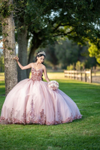 Impresionante vestido de quinceañera con escote corazón, vestido de 16 años Y6974