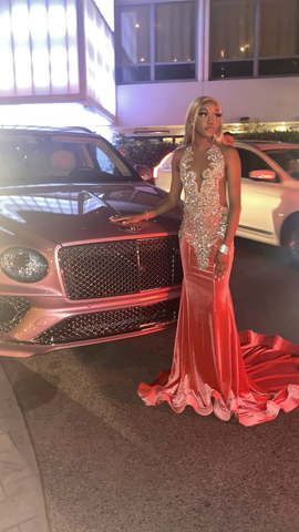 Robe de soirée longue noire à paillettes, style sirène sexy, Y4241