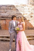 Robe de bal en tulle rose à volants, corset en tulle, robe de soirée en tulle Y6093
