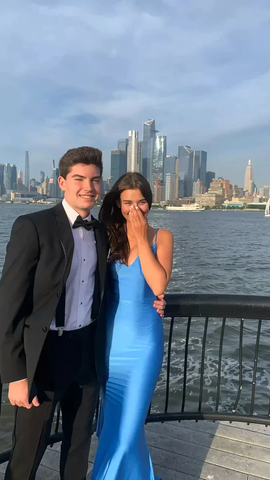 Blue Mermaid Prom Dresses Evening Dress Y4622