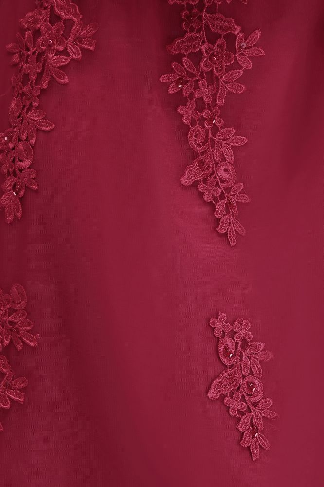 Vestidos de noche largos de talla grande, sin mangas, corte barco y corte en A con apliques