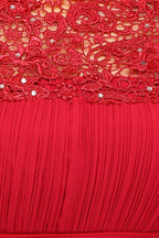 Vestidos de noche de talla grande, corte en A, manga corta, encaje y gasa con apliques, estilo línea A, cuello redondo, largo hasta el suelo.