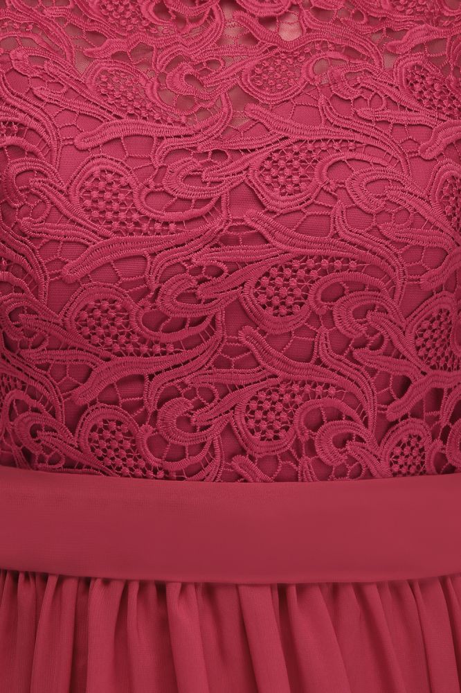 Vestidos de noche largos de talla grande, sin mangas, de encaje y gasa, corte en A, con fajín.
