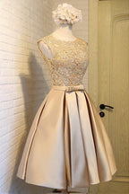 Vestido de fiesta corto rojo elegante estilo línea A para baile de graduación, vestido de fiesta PD388