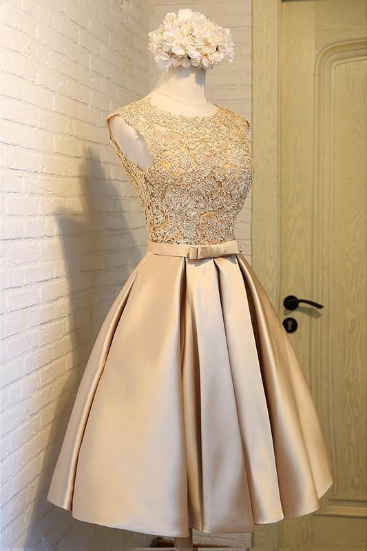 Vestido de fiesta corto rojo elegante estilo línea A para baile de graduación, vestido de fiesta PD388