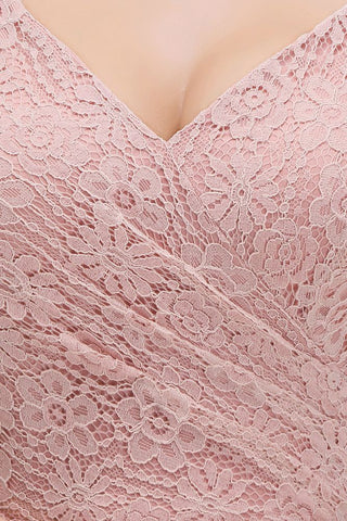 Robe de soirée longue trapèze sans manches à col en V et haut en dentelle, robe de demoiselle d'honneur en mousseline.