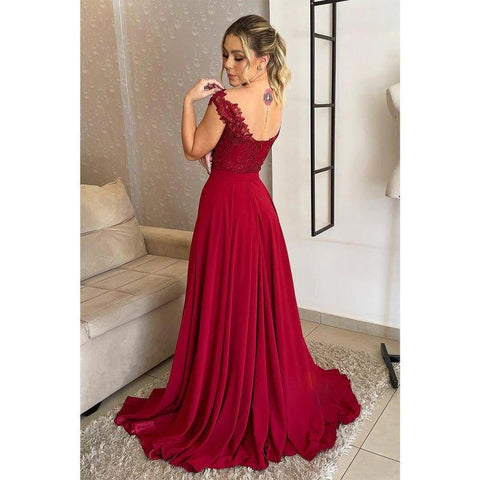 Vestido de encaje de talla grande con hombros descubiertos y corte en A para la madre del pájaro 