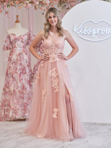 Robe de bal longue noire asymétrique à une épaule, coupe trapèze, ornée d'appliqués