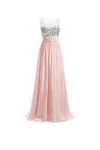 Vestidos de fiesta corte A, largos hasta el suelo, de gasa, vestidos de noche PG255