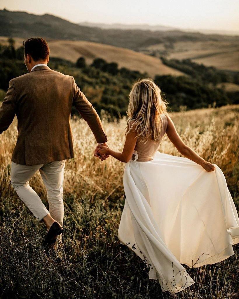 Vestidos de novia rústicos de playa, corte A, transparentes y largos hasta el suelo WD498