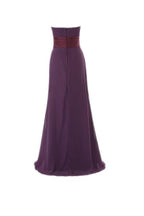 Vestido de dama de honor/baile de graduación de corte A, escote corazón y largo hasta el suelo con volantes BD020