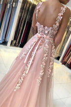 Vestidos de fiesta largos de corte A, sin mangas, con escote corazón y espalda descubierta con apliques de encaje