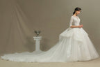 Vestido de novia corte A | Vestidos de novia con mangas