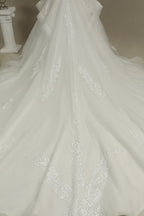 Vestido de novia corte A | Vestidos de novia con mangas
