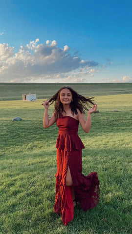 Robe de bal vintage romantique asymétrique, superbe robe de soirée Y1105