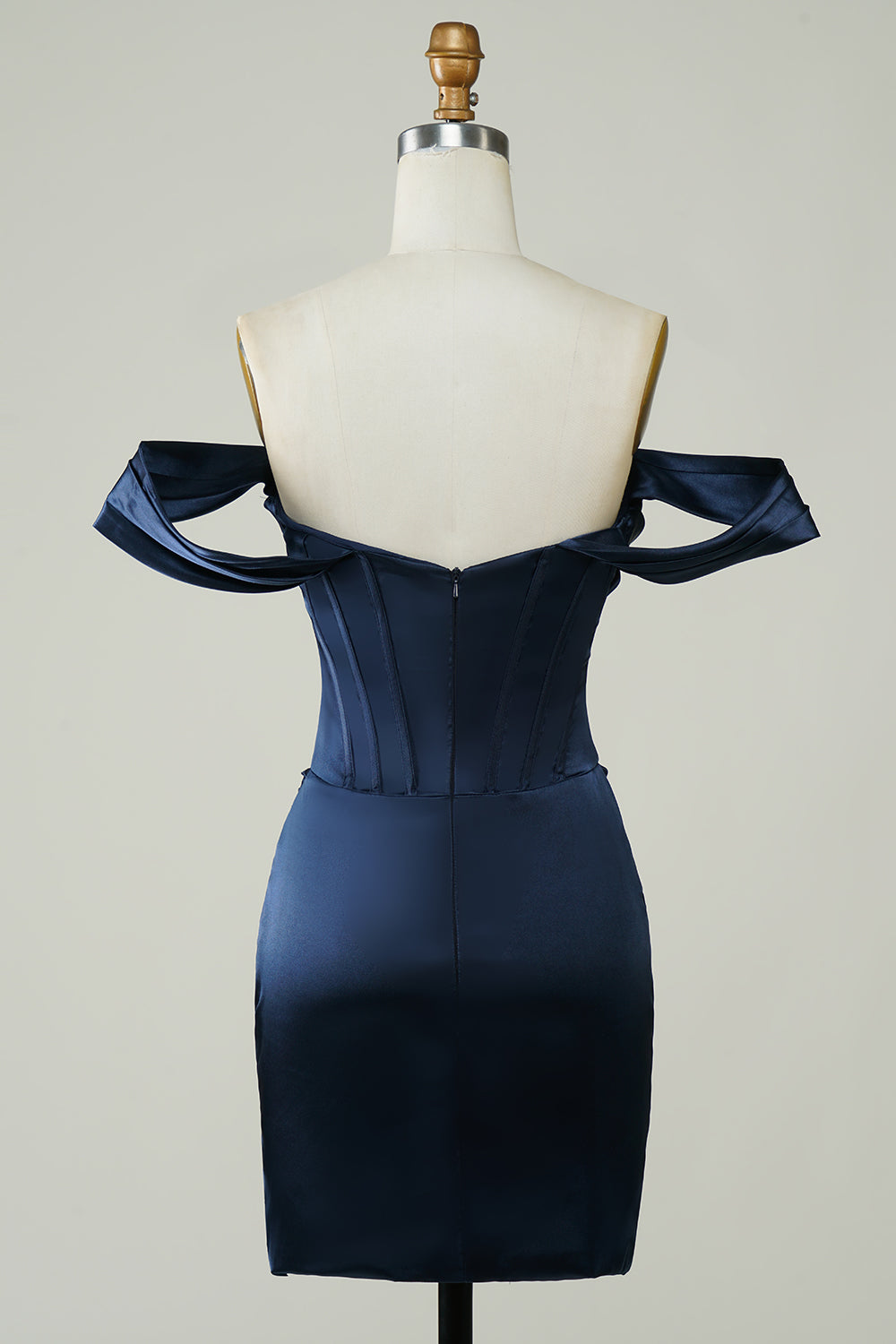 Robe de bal courte rouge tendance à épaules dénudées et froncée, style shetah.