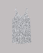 Robe mini débardeur décontractée à sequins Sparkling Beach 