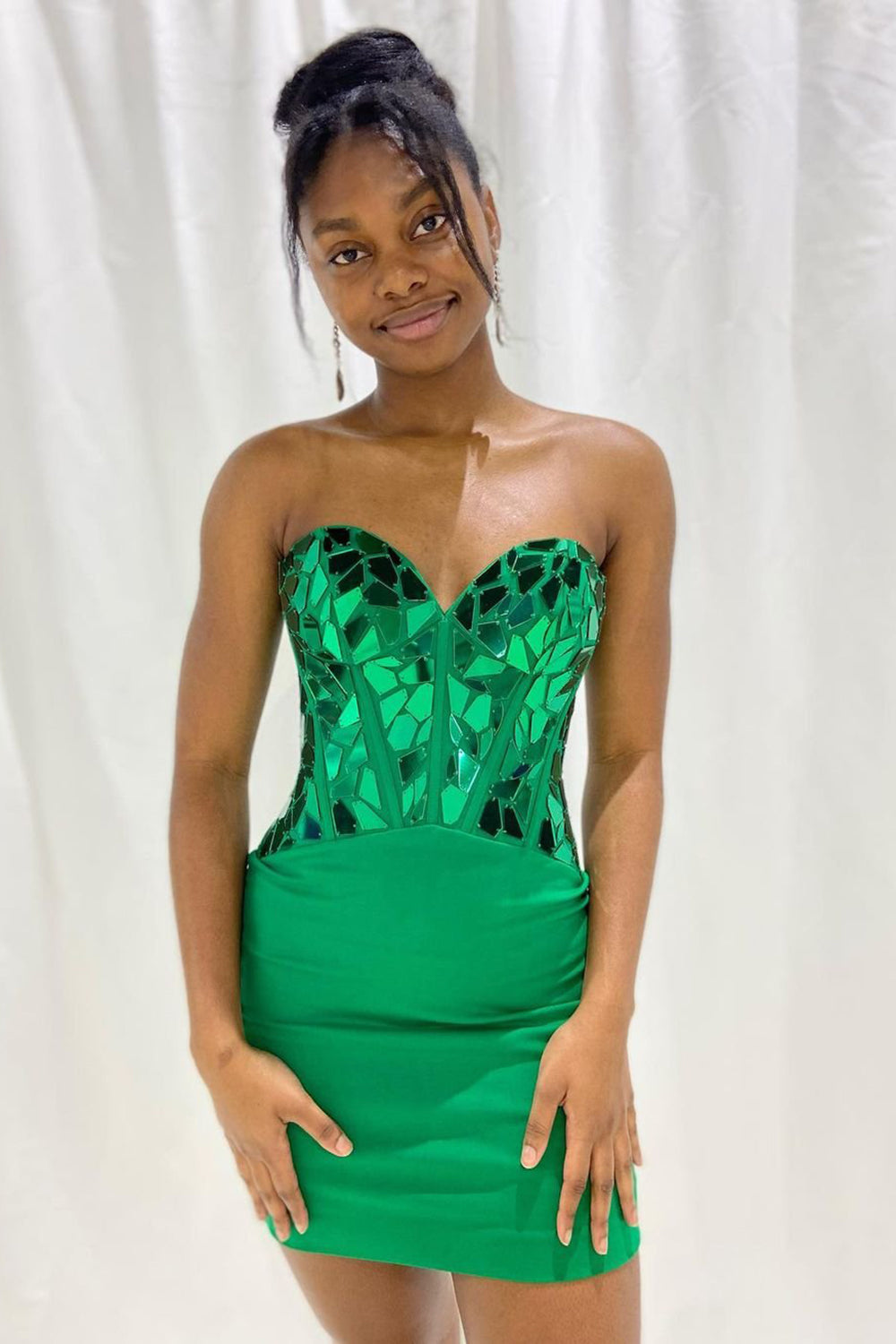 Trendy Sheath Sweetheart  Corset Homecoming Dress