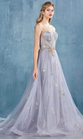 Robe de bal simple trapèze à décolleté cœur